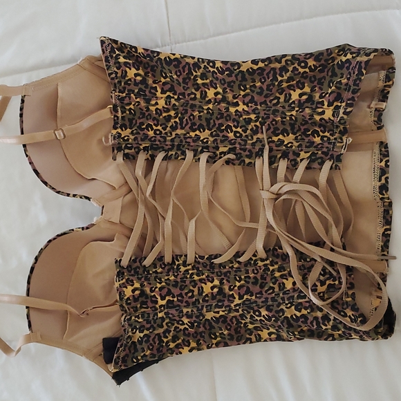 Frederick's of Hollywood lace up corset M - Picture 4 of 15